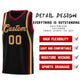 Custom Black Crimson-Old Gold Ribbon Pattern Basketball Kits Limited