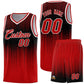 Custom Red Gradient Dots Design Pattern Sports Uniform Basketball Jersey