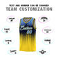 Custom Gold Gradient Dots Design Pattern Sports Uniform Basketball Jersey Limited