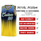 Custom Gold Gradient Dots Design Pattern Sports Uniform Basketball Jersey Limited