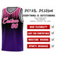 Custom Purple Gradient Dots Design Pattern Sports Uniform Basketball Jersey Limited