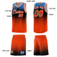 Custom Orange Gradient Dots Design Pattern Sports Uniform Basketball Jersey Limited