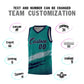 Custom Aqua Gray and Navy Graffiti Pattern Sports Uniform Basketball Jersey Limited