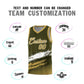 Custom Olive White and Khaki Graffiti Pattern Sports Uniform Basketball Jersey Limited