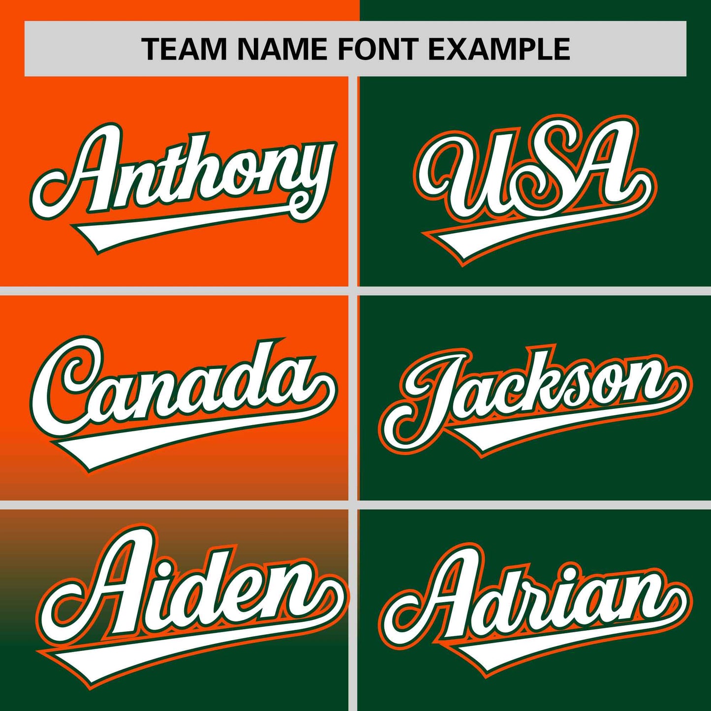 Custom Green Orange Personalized Half Gradient Design Authentic Baseball Jersey Limited