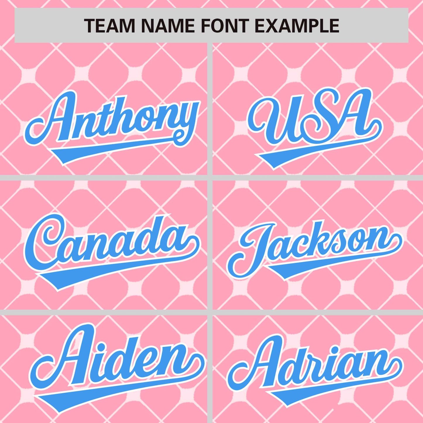 Custom Light Pink Powder Blue-White Personalized Plaid Design Authentic Baseball Jersey Limited