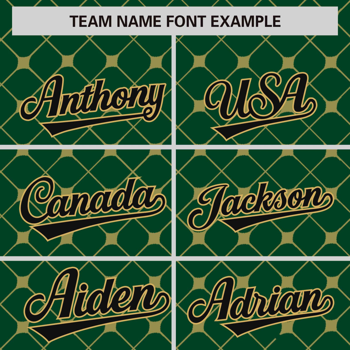 Custom Green Black-Old Gold Personalized Plaid Design Authentic Baseball Jersey Limited