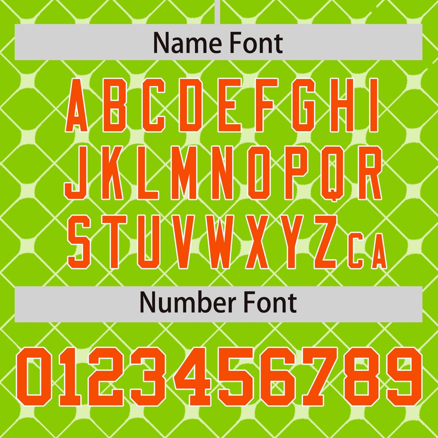 Custom Neon Green Orange-White Personalized Plaid Design Authentic Baseball Jersey Limited