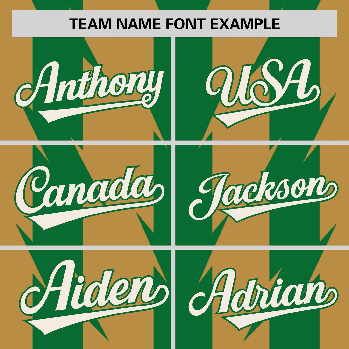 Custom Old Gold Kelly Green Raglan Sleeves Blade Pattern Authentic Baseball Jersey Limited