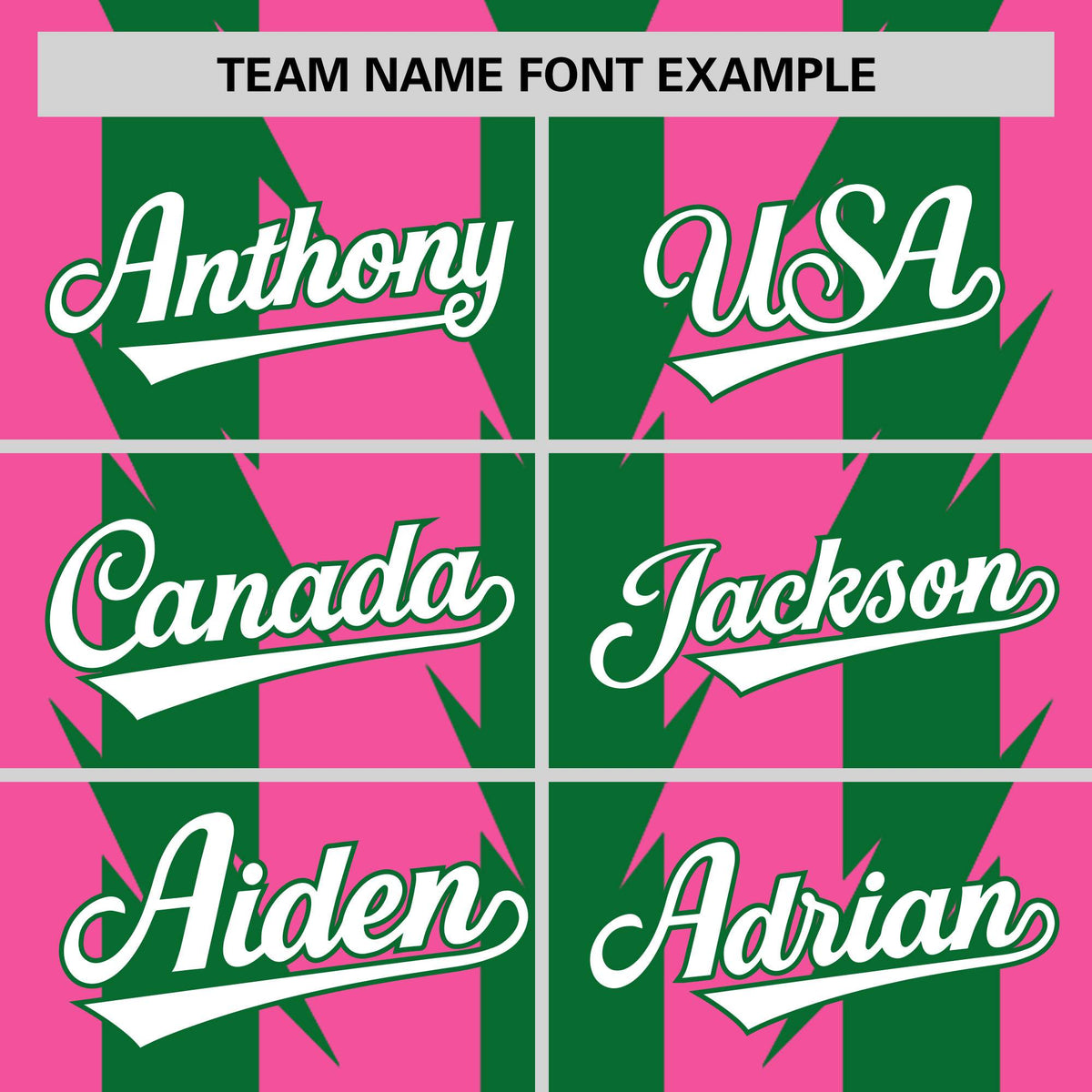 Custom Pink Kelly Green Raglan Sleeves Blade Pattern Authentic Baseball Jersey Limited