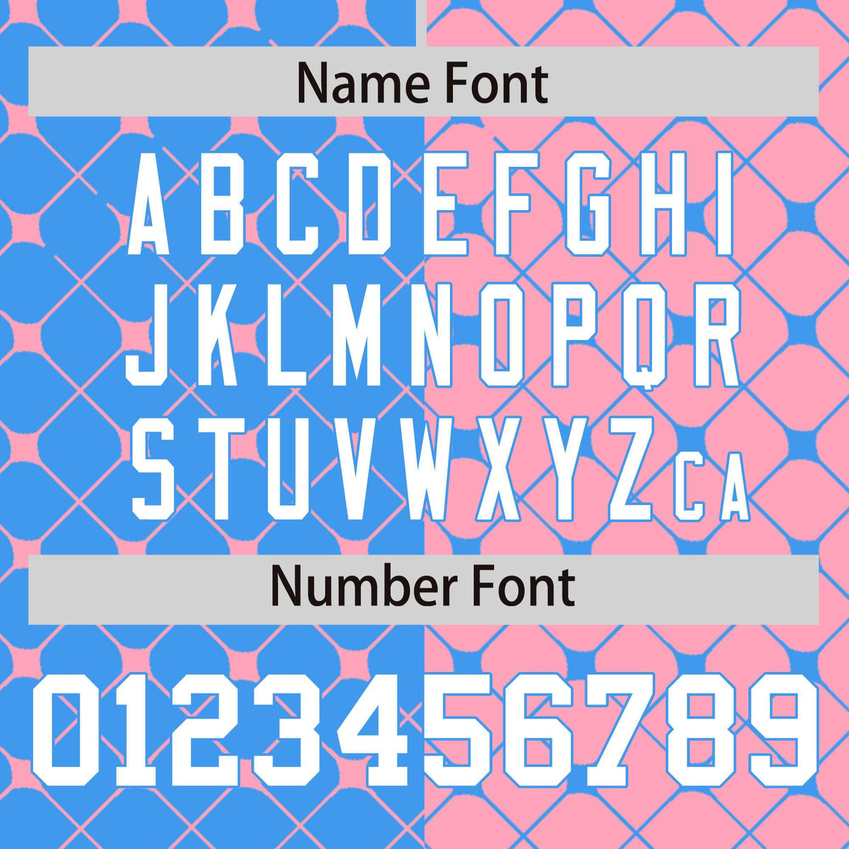 Custom Powder Blue Light Pink Split Fashion Plaid Design Authentic Baseball Jersey Limited