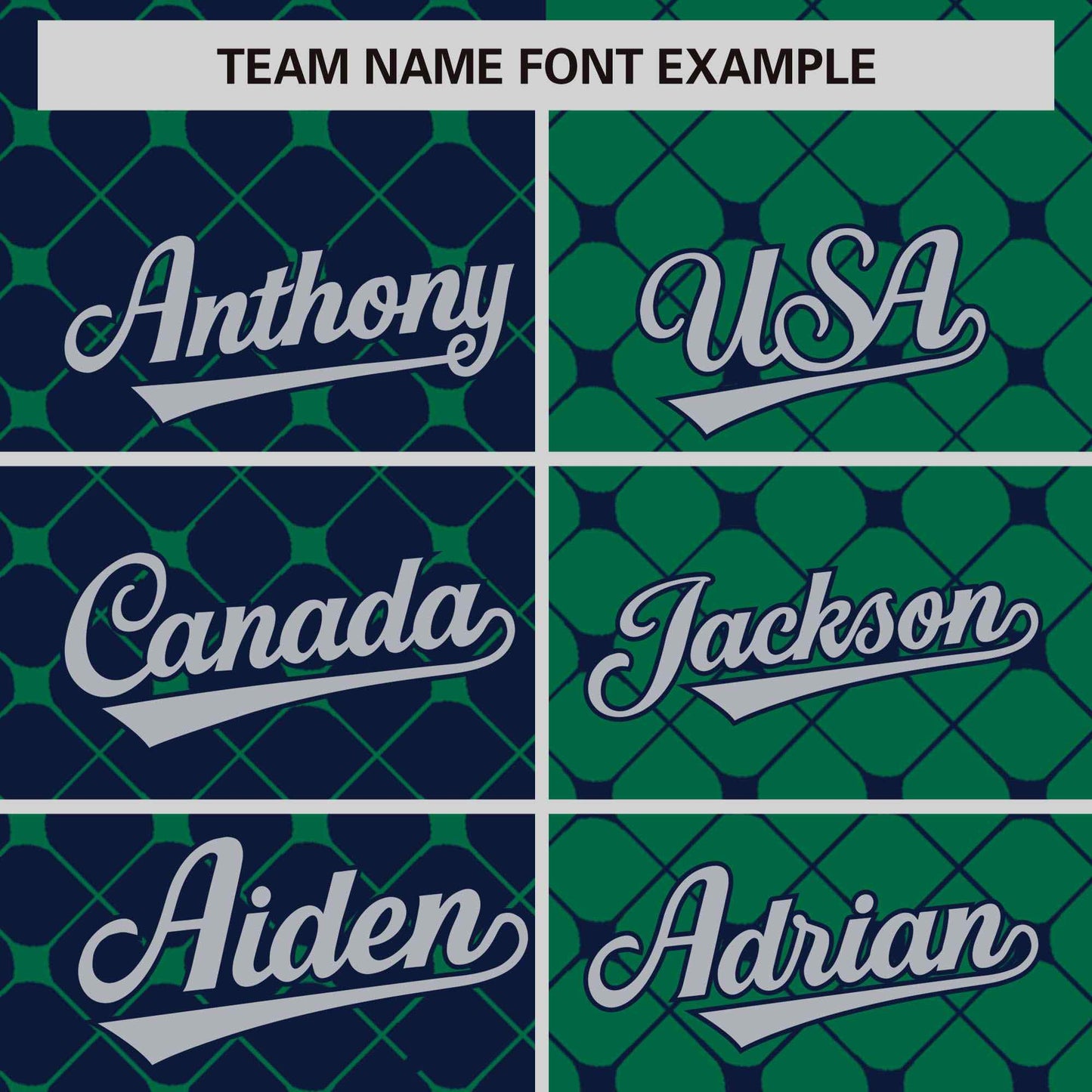 Custom Navy Kelly Green Split Fashion Plaid Design Authentic Baseball Jersey Limited