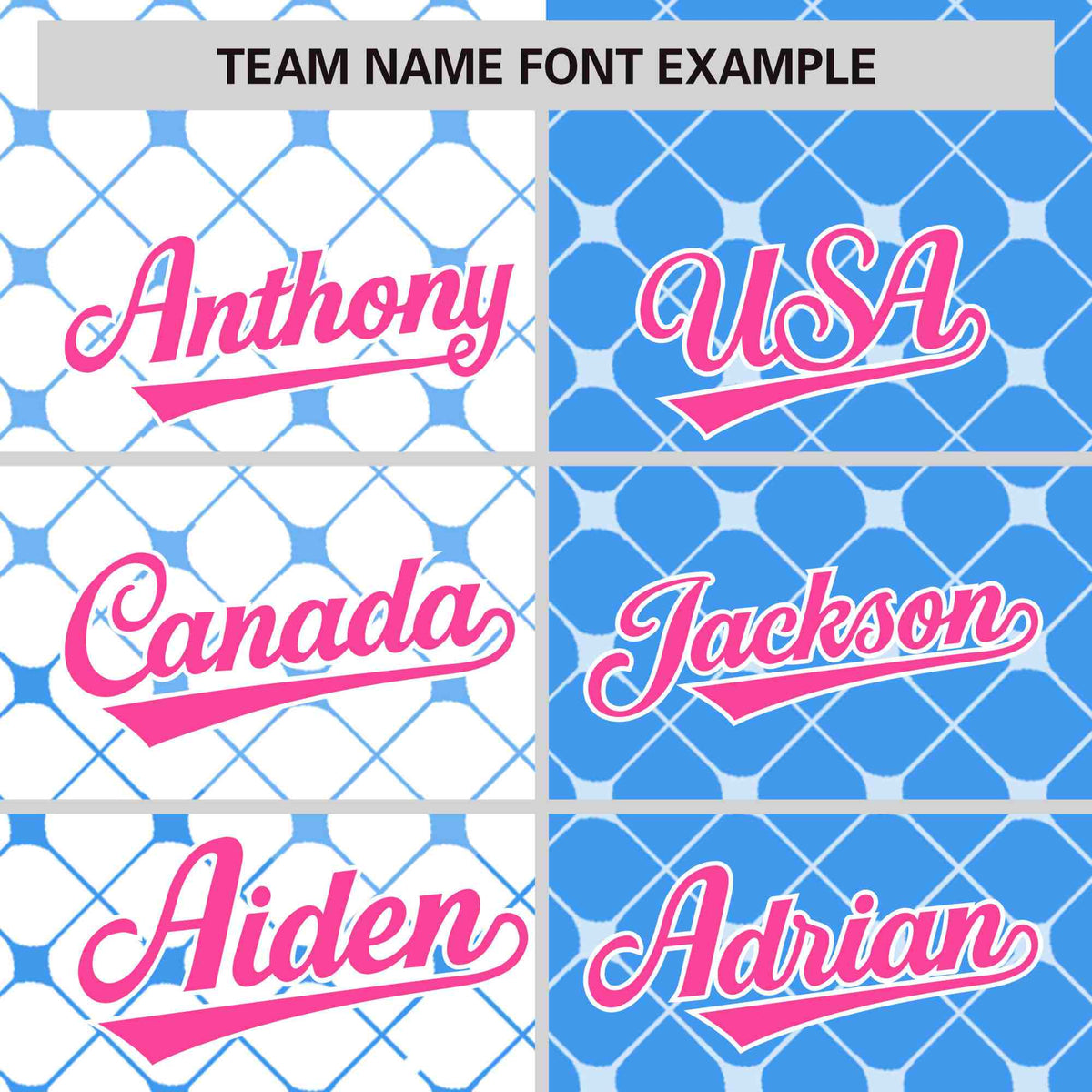 Custom White Powder Blue Split Fashion Plaid Design Authentic Baseball Jersey Limited