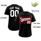 Custom Black Red Personalized Plaid Fashion Design Authentic Baseball Jersey Limited
