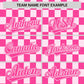 Custom Pink White Personalized Plaid Fashion Design Authentic Baseball Jersey Limited