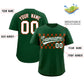Custom Green Texas Orange Personalized Plaid Fashion Design Authentic Baseball Jersey Limited