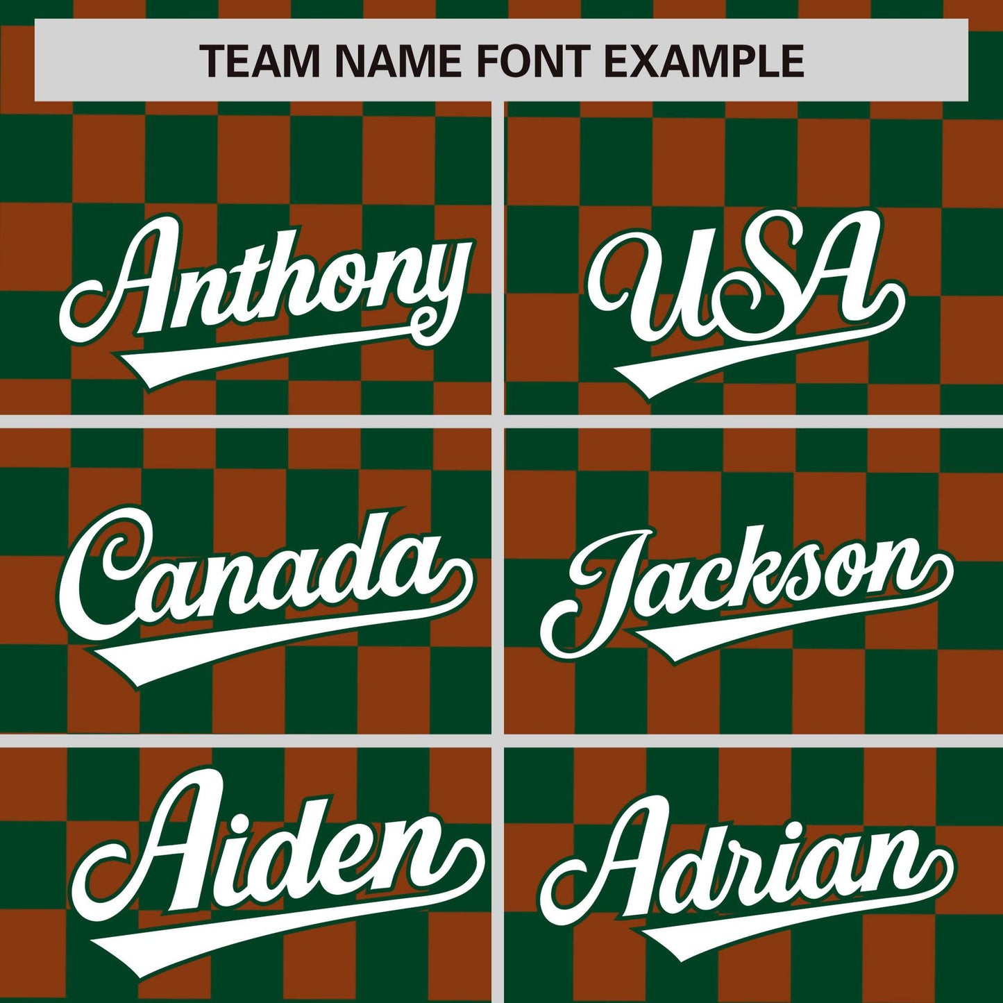 Custom Green Texas Orange Personalized Plaid Fashion Design Authentic Baseball Jersey Limited