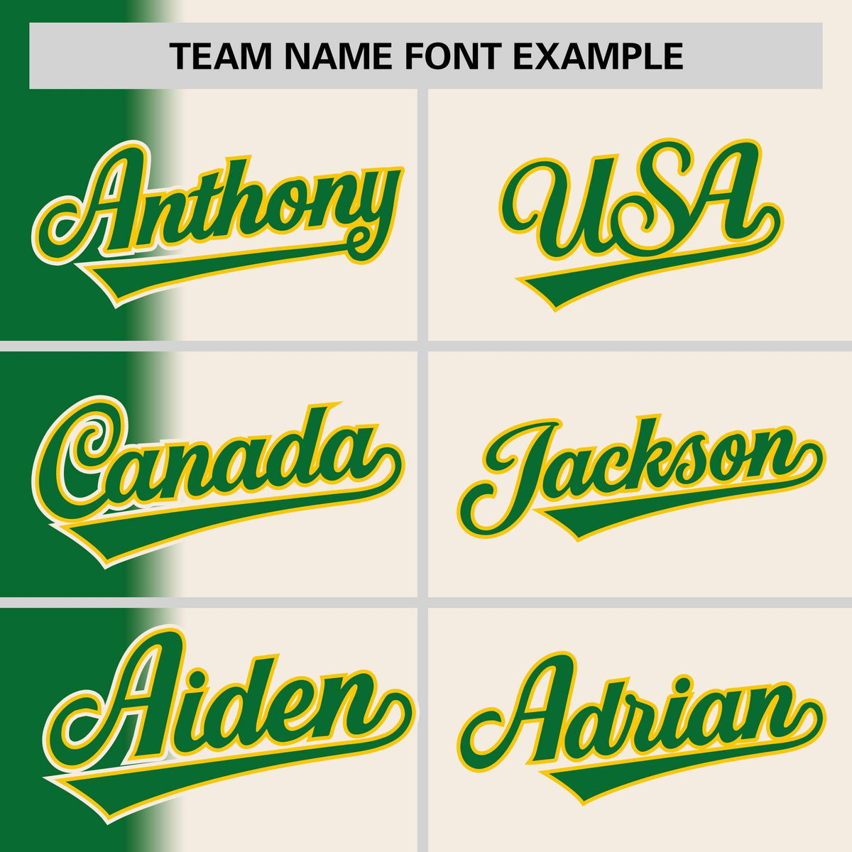 Custom Cream Kelly Green Pinstripe Personalized Gradient Authentic Baseball Jersey Limited