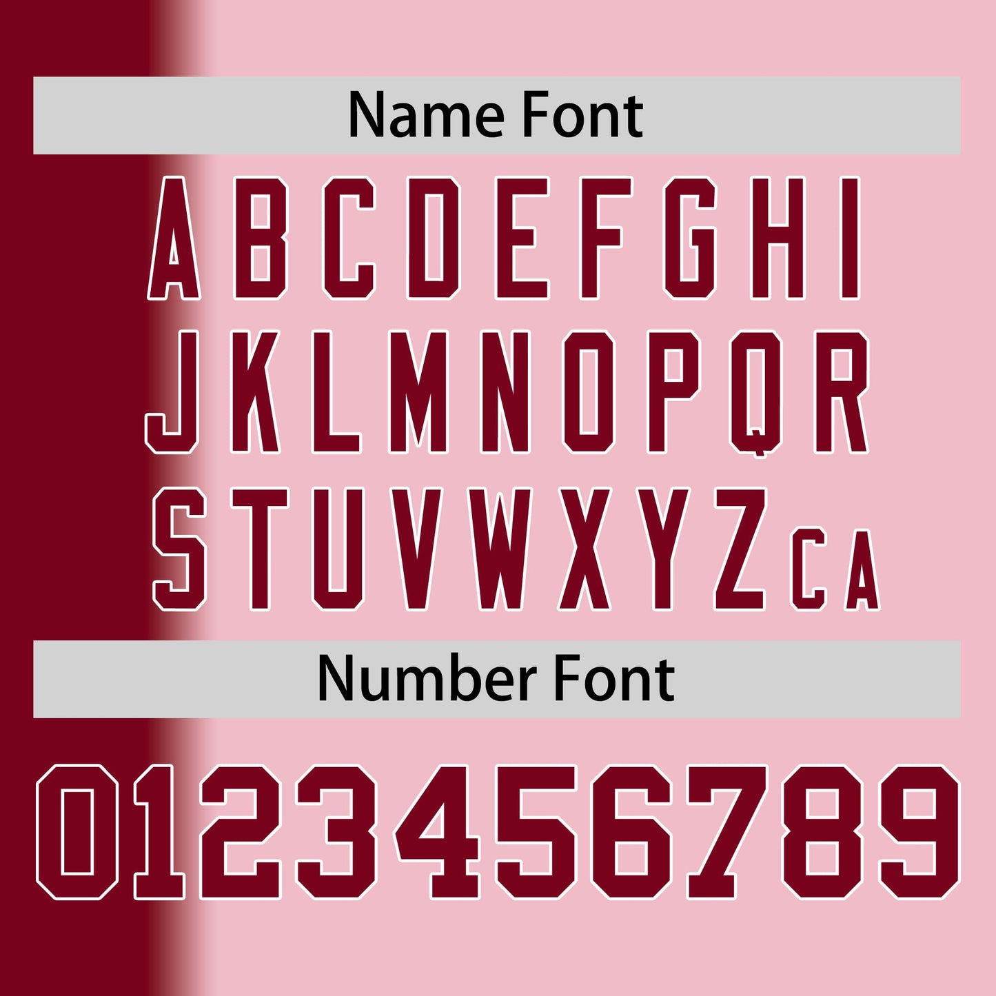 Custom Light Pink Crimson Pinstripe Personalized Gradient Authentic Baseball Jersey Limited