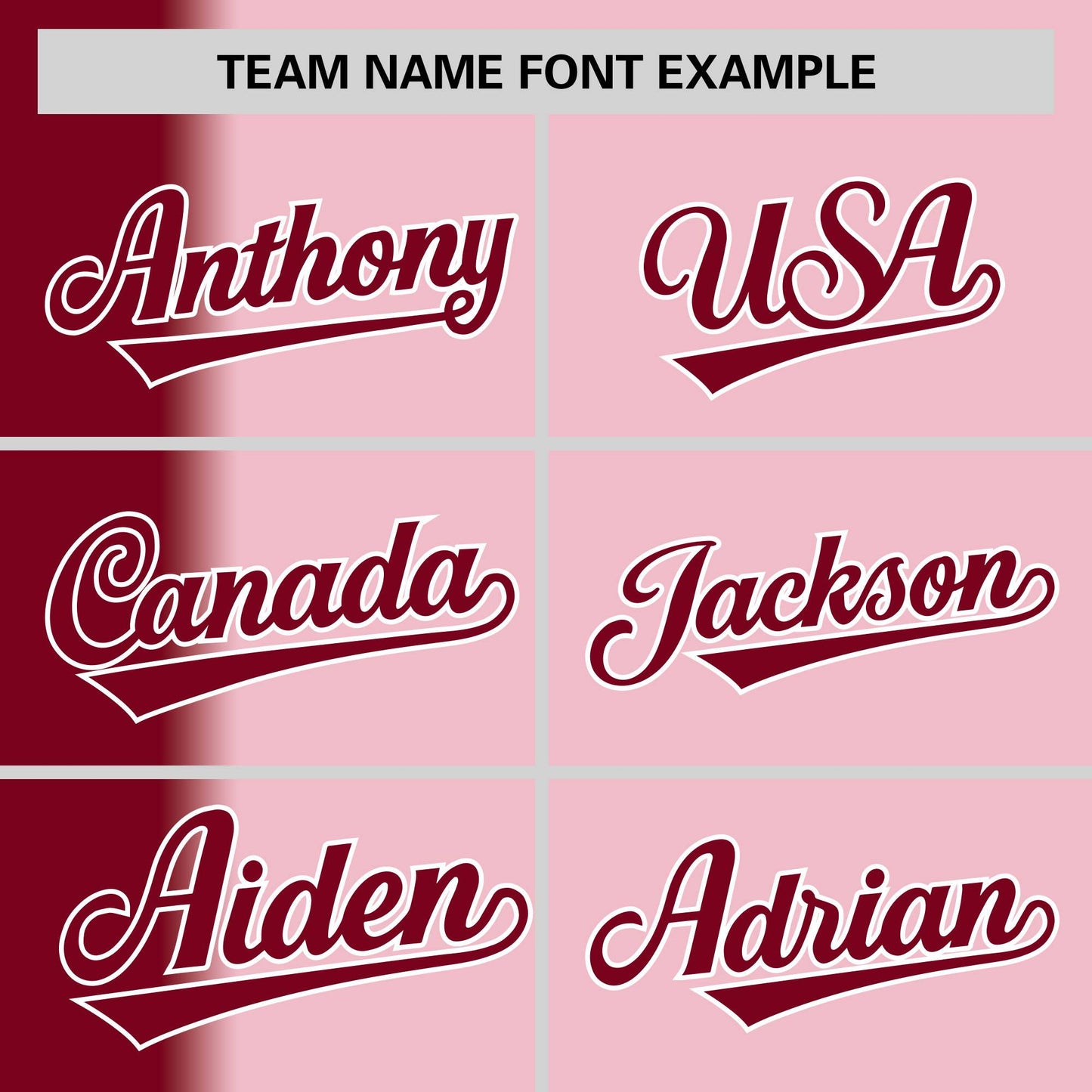 Custom Light Pink Crimson Pinstripe Personalized Gradient Authentic Baseball Jersey Limited