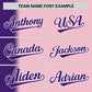 Custom Light Pink Purple Pinstripe Personalized Gradient Authentic Baseball Jersey Limited