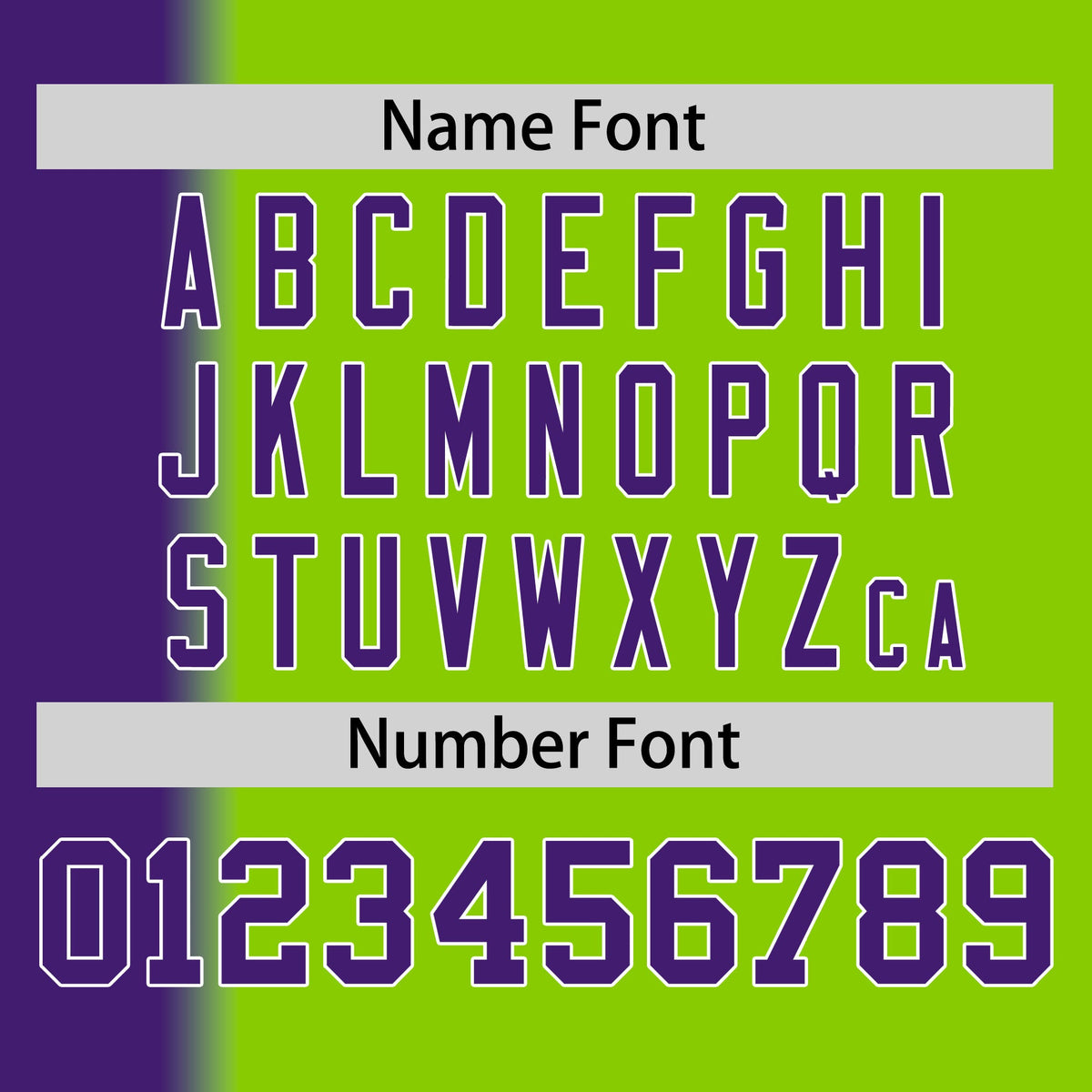 Custom Neon Green Purple Pinstripe Personalized Gradient Authentic Baseball Jersey Limited