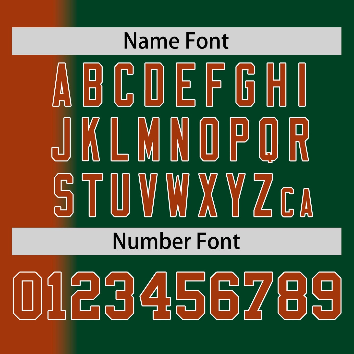 Custom Green Texas Orange Pinstripe Personalized Gradient Authentic Baseball Jersey Limited