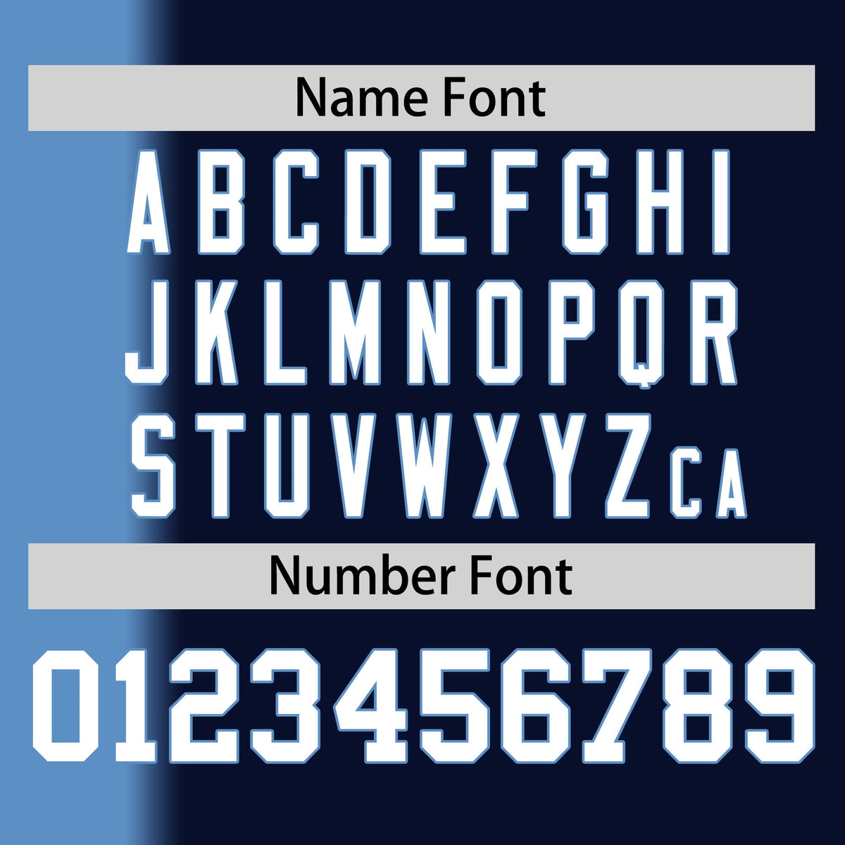 Custom Navy Light Blue Pinstripe Personalized Gradient Authentic Baseball Jersey Limited