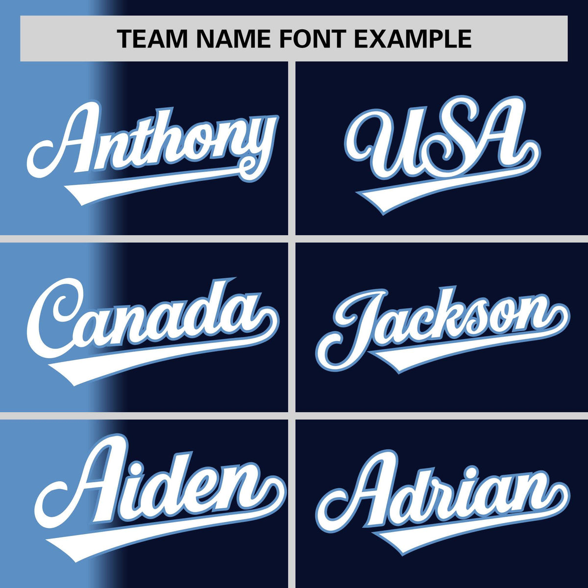 Custom Navy Light Blue Pinstripe Personalized Gradient Authentic Baseball Jersey Limited