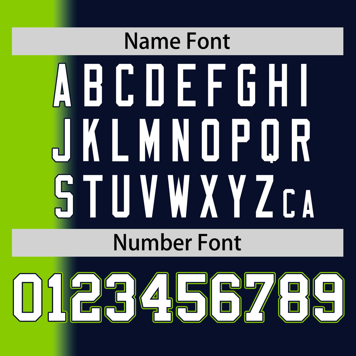 Custom Navy Neon Green Pinstripe Personalized Gradient Authentic Baseball Jersey Limited