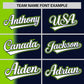 Custom Navy Neon Green Pinstripe Personalized Gradient Authentic Baseball Jersey Limited