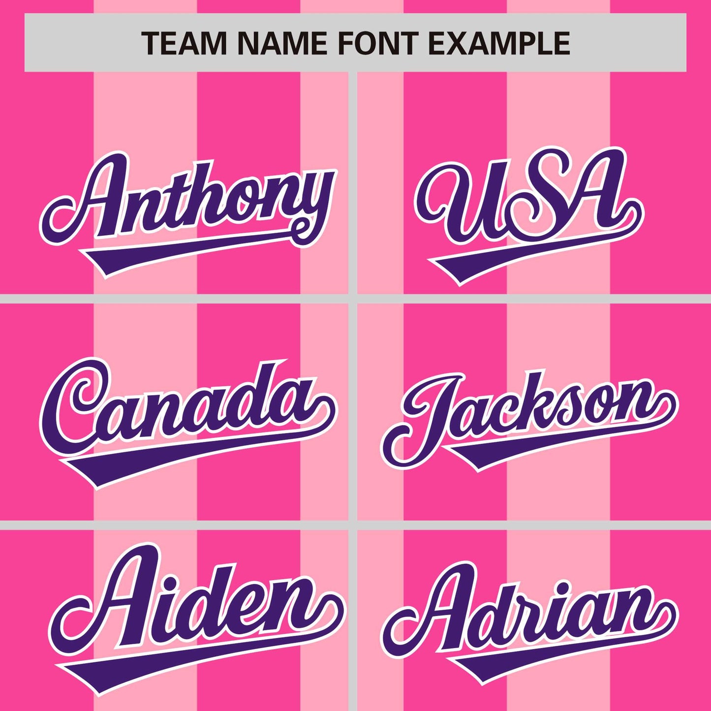 Custom Light Pink Pink Thick Stripe Fashion Authentic Baseball Jersey Limited