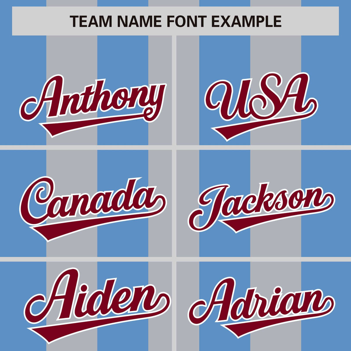 Custom Gray Light Blue Thick Stripe Fashion Authentic Baseball Jersey Limited