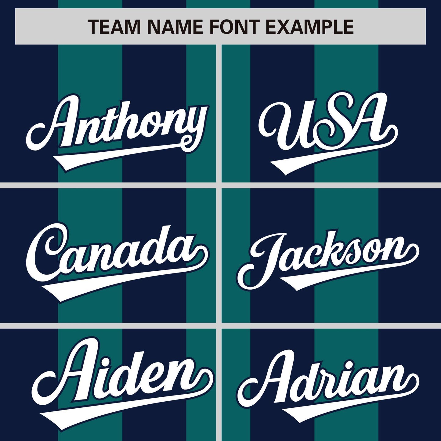 Custom Aqua Navy Thick Stripe Fashion Authentic Baseball Jersey Limited