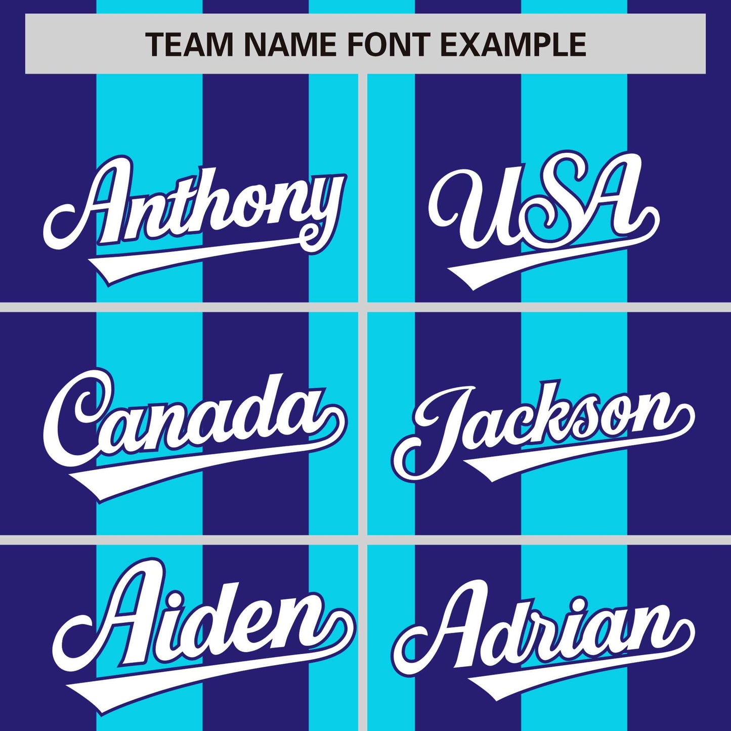 Custom Sky Blue Purple Thick Stripe Fashion Authentic Baseball Jersey Limited