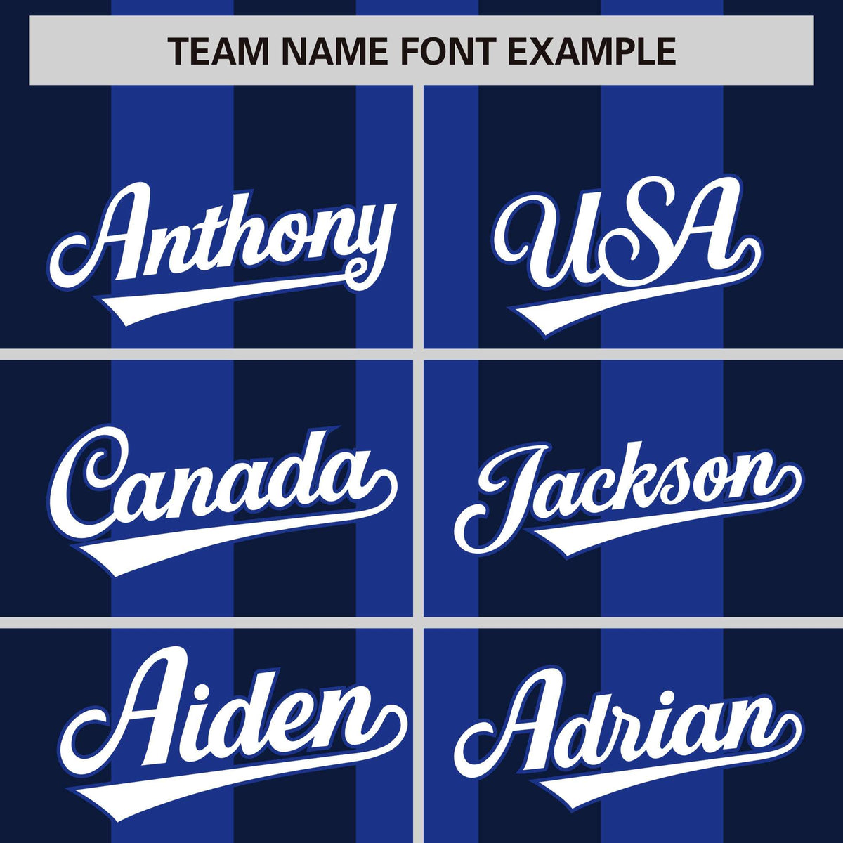 Custom Royal Navy Thick Stripe Fashion Authentic Baseball Jersey Limited