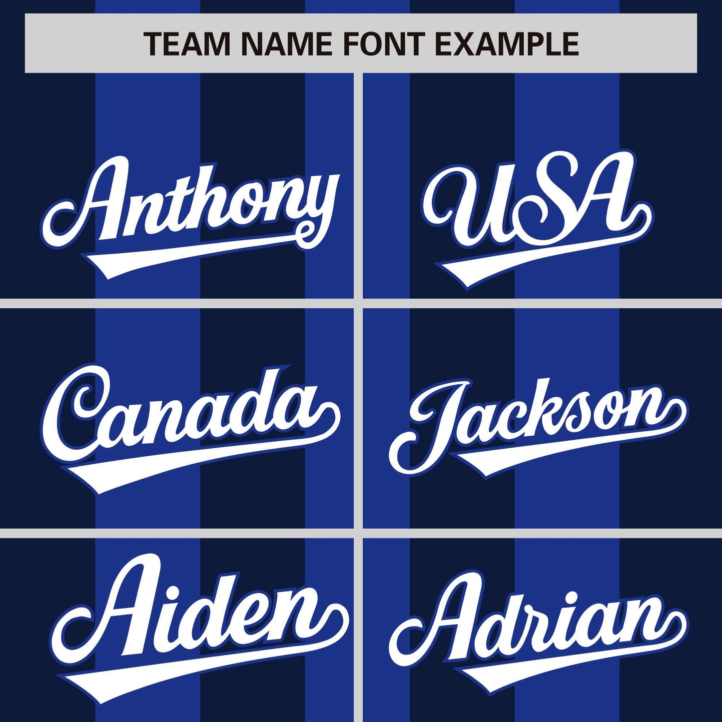 Custom Royal Navy Thick Stripe Fashion Authentic Baseball Jersey Limited