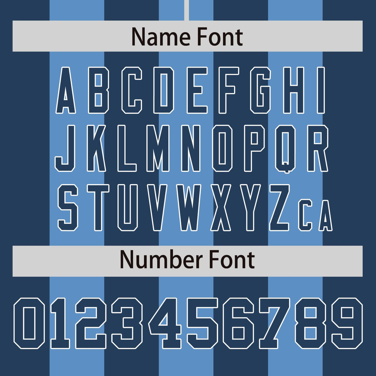 Custom Light Blue Midnight Blue Thick Stripe Fashion Authentic Baseball Jersey Limited