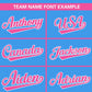 Custom Powder Blue Pink Classic Style Personalized Full Button Authentic Baseball Jersey Limited