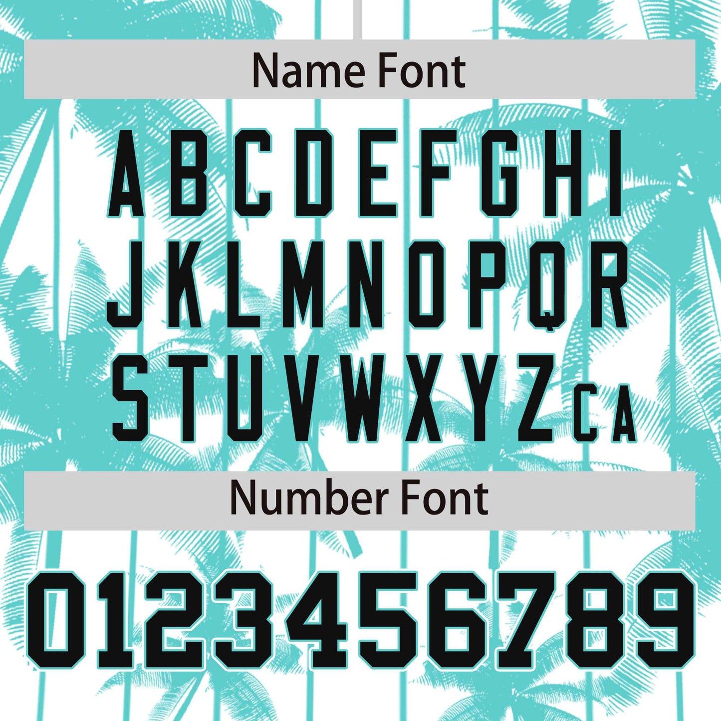 Custom White Bright Green Pinstripe Coconut Tree Pattern Authentic Baseball Jersey Limited