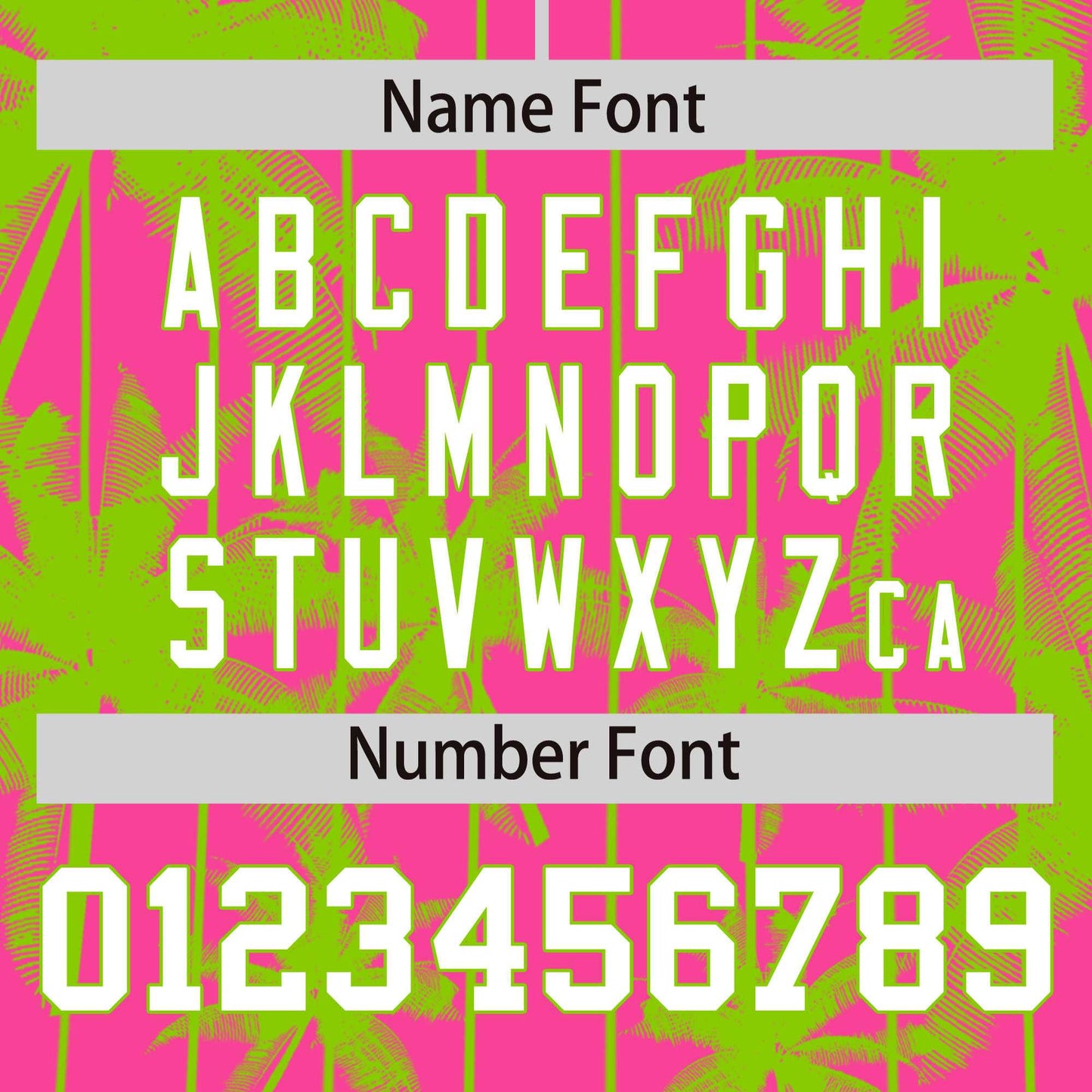 Custom Pink Neon Green Pinstripe Coconut Tree Pattern Authentic Baseball Jersey Limited