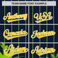 Custom Navy Neon Green Pinstripe Coconut Tree Pattern Authentic Baseball Jersey Limited