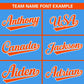 Custom Powder Blue Orange Color Block Personalized Raglan Sleeves Authentic Baseball Jersey Limited