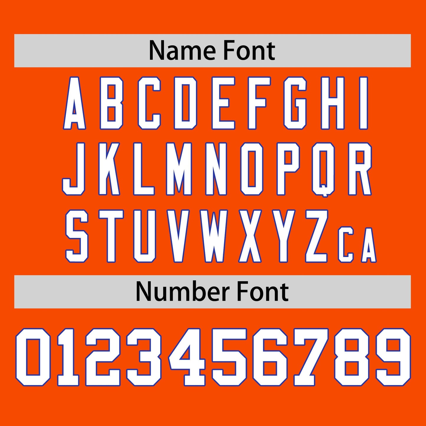 Custom Orange Royal-White Personalized Color Block Authentic Baseball Jersey Limited