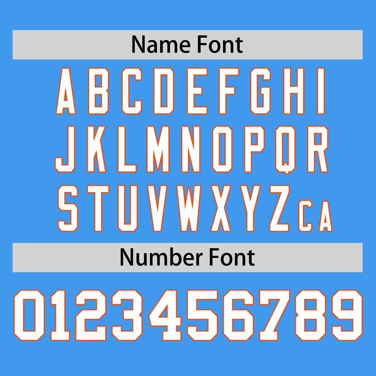 Custom Powder Blue Orange-White Personalized Color Block Authentic Baseball Jersey Limited