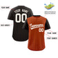 Custom Texas Orange Black Pinstripe Personalized Raglan Sleeves Authentic Baseball Jersey Limited
