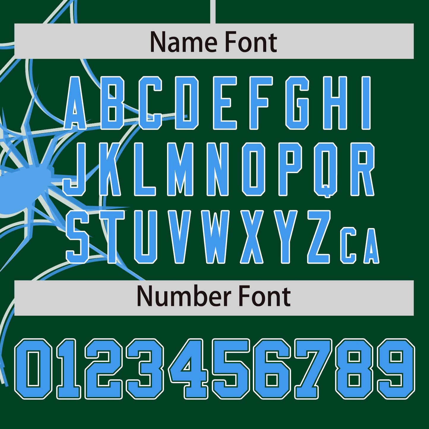 Custom Green Powder Blue Spider Web Pattern Raglan Sleeves Authentic Baseball Jersey Limited