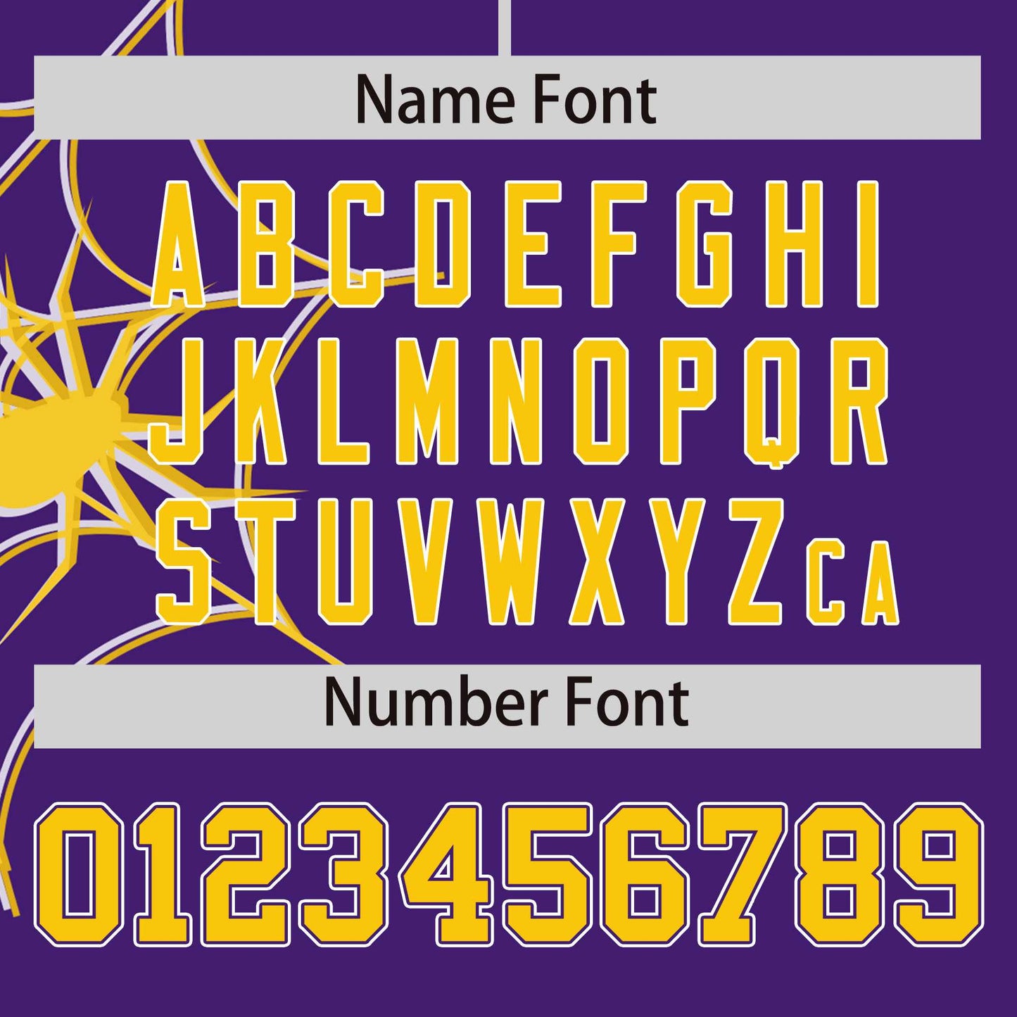 Custom Purple Gold Spider Web Pattern Raglan Sleeves Authentic Baseball Jersey Limited