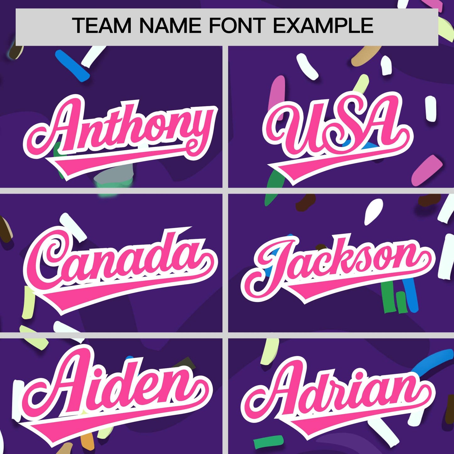 Custom Purple Ice Cream Cone Graffiti Pattern Fashion Authentic Baseball Jersey Limited