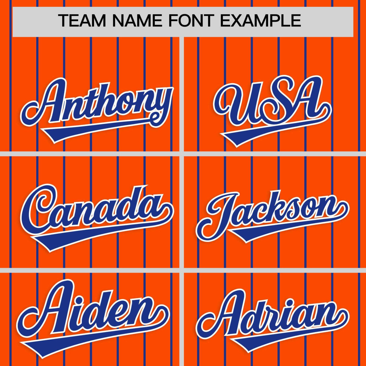 Custom Orange Royal Stripe Fashion Raglan Sleeves Authentic Baseball Jersey Limited